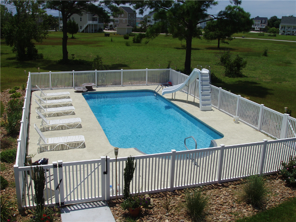 Roman End pool with Cool Deck